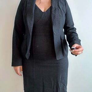 Matching dress and suit jacket